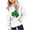 White, variant on St.Patrick's Day Agkizg Toddler Baby Girls Summer Tops, Long Sleeve T-shirt for Kids, Toddler Girls Casual Pullover Blouse Tee Children Green Printing Crewneck T Shirts, Sizes 7-8 Years