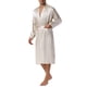 thumbnail image 4 of INSPIRE CHIC Bata de noche para hombres de Día del Padre, bata de satén de manga larga, atada, pijama, bata de baño S Champagne, 4 of 6
