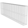 thumbnail image 5 of vidaXL Gabion Wall with Cover Fence Panels Outdoor Garden Galvanized Steel, 5 of 12