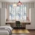 thumbnail image 6 of Curtains 84 Inches Long 2 Panels, Blue White Porcelain Grommets Window Treatment Curtain, Traditional Oriental Chinese Art Thermal Curtains Drapes for Living Room/Bathroom, 6 of 9