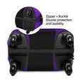 thumbnail image 2 of Gukieu Purple Buffalo Plaid Print Suitcase Protective Cover, Elastic Zipper Buckle Suitcase Protective Cover, Suitable for Travel, Business Trip-Medium, 2 of 7