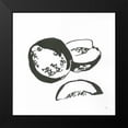 thumbnail image 2 of Paschke, Chris 12x12 Black Modern Framed Museum Art Print Titled - Cantaloupe II BW, 2 of 5