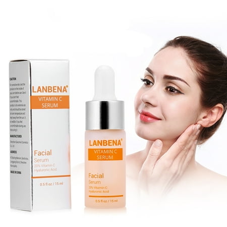HERCHR Anti-aging Facial Serum, LANBENA Vitamin C Serum Remove Freckle Fade Dark Spot Anti-aging Whiten Moisturize Facial Serum, LANBENA Vitamin C Serum, Anti-aging Facial