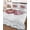 Pink, variant on Quilts Queen Size Bedding Set, Valentine's Day Reversible Summer Quilt 3 Pieces, Red Love Gift Box Abstract Dots Stripes Lightweight Bedspreads Coverlets with 2 Pillow Shams for All Seasons