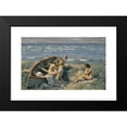 thumbnail image 2 of Paul Fischer 18x13 Black Modern Framed Museum Art Print Titled - Motif from Bastad, 2 of 5