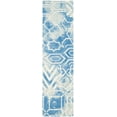 thumbnail image 2 of Safavieh Dip Dye Aylmer Distressed Runner Rug, Blue/Ivory, 2'3" x 8', 2 of 10