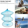 thumbnail image 2 of Malla de red de pesca plegable de 3 capas, redes de protección, jaula de trampa de pesca de nailon portátil JShteea Para Estrenar, 2 of 9