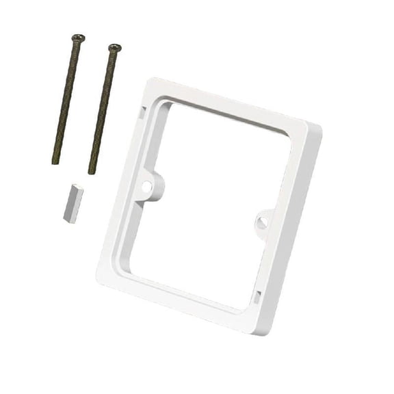 JZROCKER Square Spacer Receptacle Extender Single Socket Spacer Electrical Outlet Box Extender for Living Room School Office