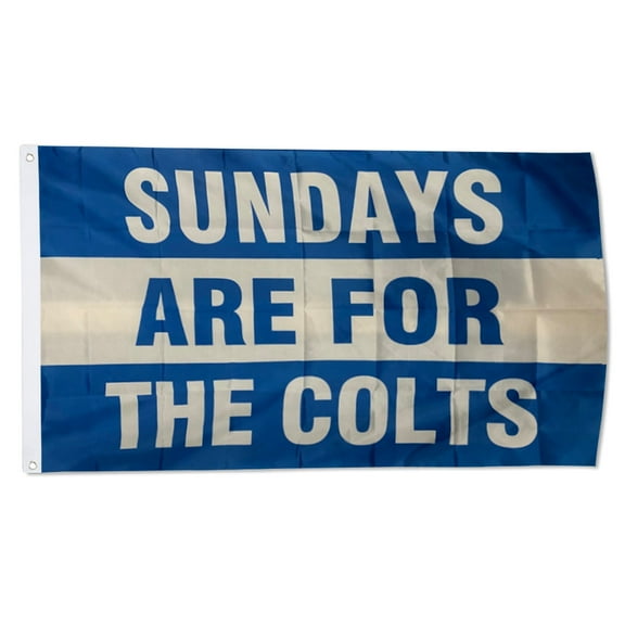 Football flag Saturdays are for the Colts flags Banner Home Yard Garden Decor 3x5Ft
