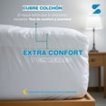 thumbnail image 3 of Cubre Colchón Queen Size Extra Relleno 7 cm De Microgel y Down Alternative + 2 Almohadas Stefano Zanni, 3 of 12