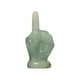 thumbnail image 1 of Figura de cristales del dedo medio Estatua divertida del dedo medio de cristal, decoración del dedo medio, estatua de bolsillo tallada a mano Decoración de cristal del dedo medio, 1 of 8
