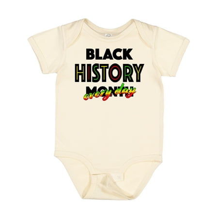 

Inktastic Black History Month Every Day Gift Baby Boy or Baby Girl Bodysuit