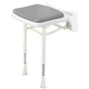 ARC ES2000-GR Economy Compact Seat without Back and Arms, Grey