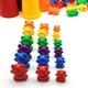 thumbnail image 1 of 60 piezas de osos de colores para contar y clasificar, juguetes educativos para contar y clasificar, 1 of 6