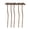 Red Bronze 5pcs, variant on Dserhfy 1/5/6/8/10Pcs Wrought Iron Mushroom Decoration Set Lightweight Stable Structure Desk Ornament Garden Home Decor