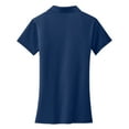 thumbnail image 6 of Womens Cotton Touch Performance Polyester/Spandex Polo T-Shirt Estate Blue 4X-Large, 6 of 6