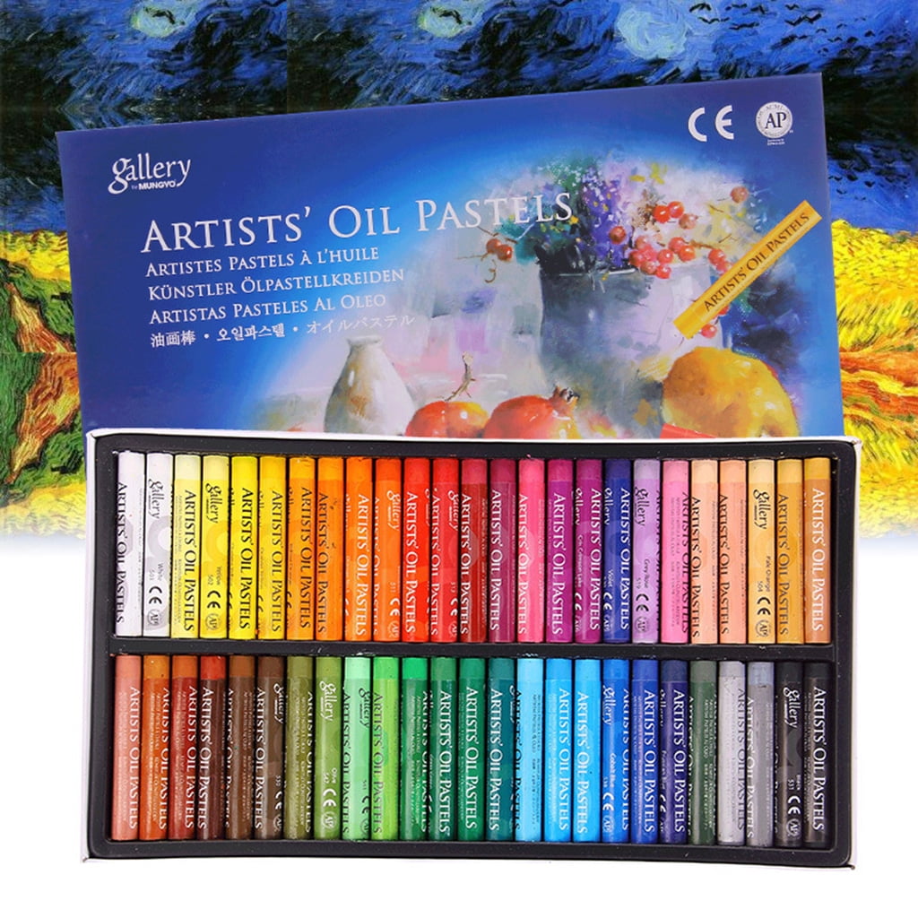 48 Colors Soft Oil Pastels for Kids Artists & Professionals 