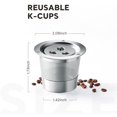 thumbnail image 2 of Lot de 4 Dosettes de Café K-Cup Réutilisables en Acier Inoxydable Compatibles avec la Cafetière Ninja CFP201 CFP301 DualBrew Pro Machine Filtre à Café Ninja Réutilisable, 2 of 5