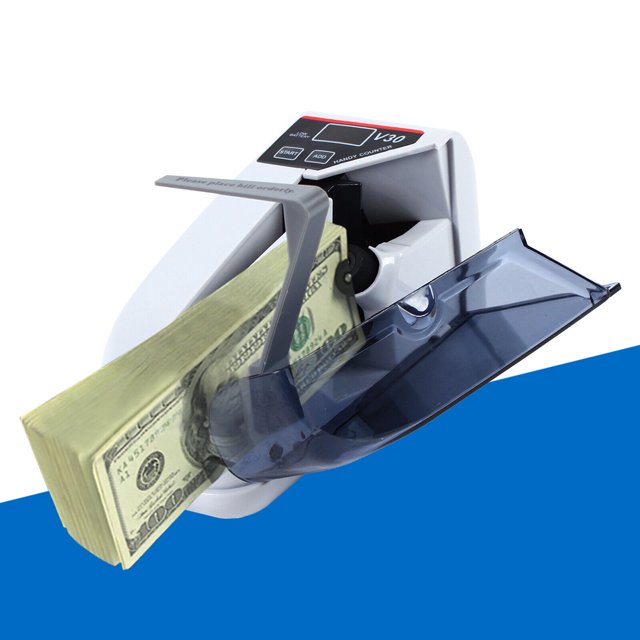 Portable Handy Bill Cash Money Counting Machine Banknote Currency Money