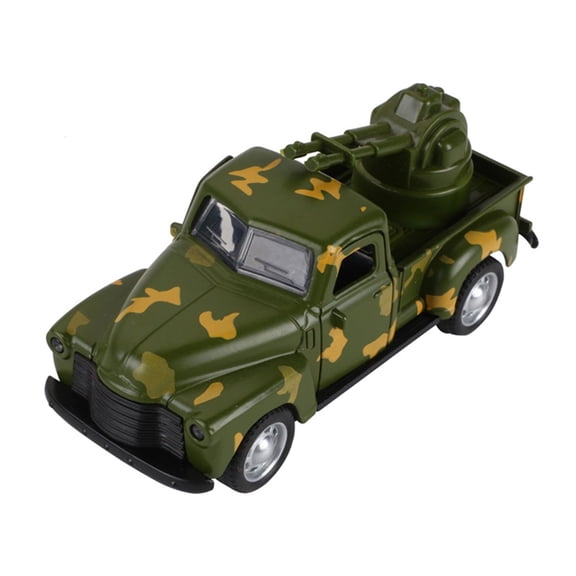A Realistic Friction Powered Toy Truck With Lights And Sounds Heavy Duty Military Transport Vehicle For Children