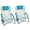Green-2 Pack, variant on EVER ADVANCED Beach Chairs for Adults Camping Low Lightweight Portable Chair with Cup Holder Carry Bag for Outdoor Sand Lawn Travel Picnic Festival Concert, 350LBS