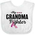thumbnail image 3 of Inktastic Breast Cancer Awareness My Grandma is a Fighter Boys or Girls Baby Bib, 3 of 4