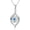 White, variant on YAFEINI Evil Eye Necklace Sterling Silver White Eyes Pendant Necklace Luck Amulet Ojo Turco Jewelry Gift for Women Mother