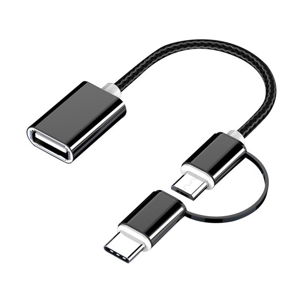 Uorcsa 1 Usb C Premium 2 in Adapter Type C & Micro Usb Cable to Usb 3.0