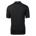 thumbnail image 3 of Men's Cutter & Buck  Black Big 12 Gear Virtue Eco Pique Tile Print Recycled Polo, 3 of 3