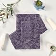 thumbnail image 5 of Coolnut Mandala on Purple Bath Towels Soft Absorbent Bath Towels Bath Towel Set of 3 for Home Hotel Bathroom Decor, 5 of 6