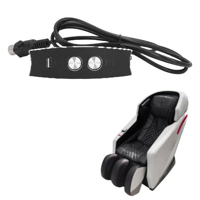 Contrôleur de Sofa Électrique, Charge USB Rétroéclairé à DEL Contrôleur de Fauteuil Inclinable Électrique à 5 Broches Interrupteur de Commande Manuelle pour Sofa Électrique pour Fauteuil Élévateur Électrique