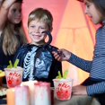 thumbnail image 5 of missunny-12oz Blood Print Halloween Disposable Plastic Cups -Happy Halloween Disposable Cups for Party Supplies Coffee, Beer, Drinks, Ice Cream, Snacks and More. (50, Transparent), 5 of 5