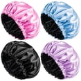 thumbnail image 5 of Gorro térmico de acondicionamiento profundo Gorro térmico apto para microondas para peinado con vapor y tratamiento capilar Gorro de vapor Terapia de cuidado del cabello con vapor (negro + negro), 5 of 5