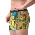 thumbnail image 4 of Simpsons Men's Breathable Boxer Briefs Soft Stretch Moisture-Wicking Underwear Large, 4 of 9