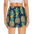thumbnail image 2 of Rocae Colorful Pineapples for Women's Athletic Shorts Quick Dry Workout Hiking Shorts With Pockets for Running, Yoga, Gym, Sports Medium, 2 of 9