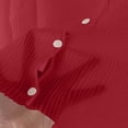 thumbnail image 5 of Vmvidoty Women's Long Sleeve Loose Cardigan Sweater Lightweight Open Front Dressy Causal Shrug Spring Fashion Red L, 5 of 5