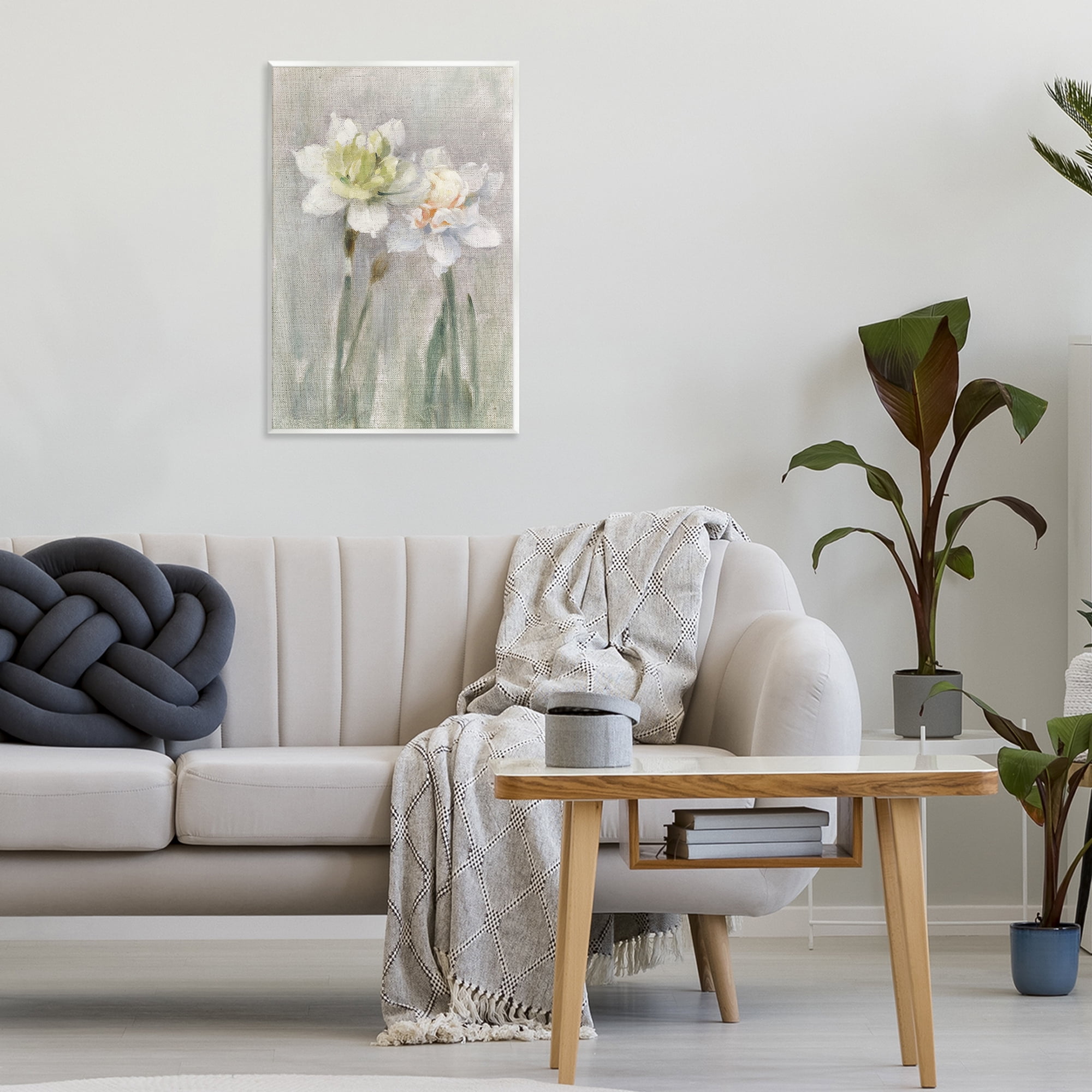 Stupell Industries Twin White Daffodils Wall Plaque Art, design by Stellar Design Studio