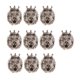 thumbnail image 5 of 10 piezas cabeza de león colgantes s encanto joyería accesorio astilla de cobre Fibra de cobre Sunnimix Colgantes de cabeza de león, 5 of 7