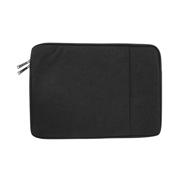 Unique Bargains 1 Pc 13" Laptop Sleeve Thickened Tablet and Laptop Sleeve with Front Pocket Black