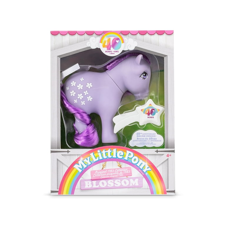 Basic Fun! My Little Pony: Original Collection Blossom 40th Anniversary Series Action Figure Basic Fun! My Little Pony: Original Collection Blossom 40th Anniversary Series Action Figure