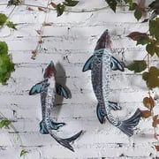 RKZDSR Decorative Ceramic Koi Fish- 1PC Garden Resin Carps for Courtyard Decoration