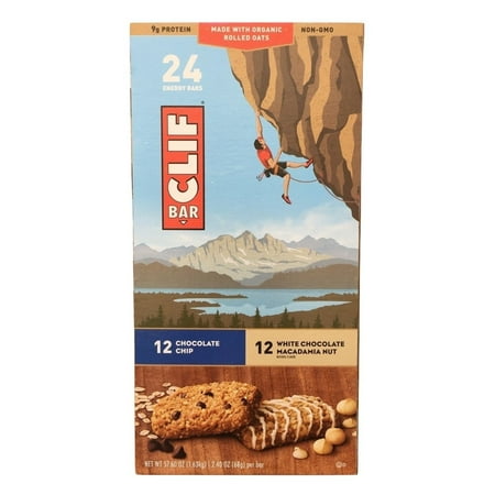 CLIF bar Energy Bars Variety Pack 2.40 Oz 24Count 57.6 Ounce (Pack of 1)