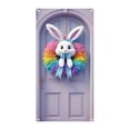 thumbnail image 1 of YWIYIUD 1PC Happy Easter Door Cover Easter Decorations, 71x35 Inch Easter Rabbit Eggs Door Banner Welcome Easter Banner Spring Theme Rabbit Door for Front Door Wall Indoor Outdoor Home Decor, 1 of 7