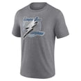thumbnail image 2 of Men's  Heather Gray Tampa Bay Lightning Wraparound Tri-Blend T-Shirt, 2 of 3