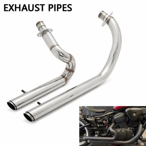 Polished Exhaust Mufflers Pipes System for Honda Shadow Steed 600 VT600 VT600C VLX 600 All Years