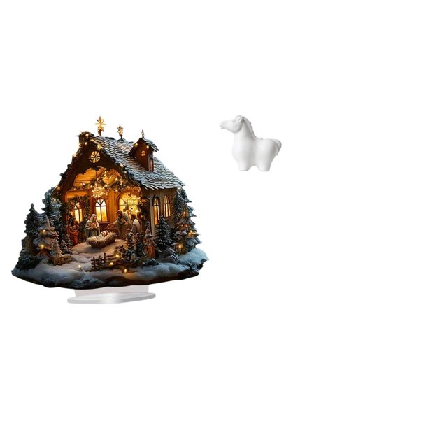 Figura Decorativa De Caballo De Porcelana Acrílica, Escultura Decorativa De Mesa, Estatua De Animal Independiente Para El Hogar, Fiestas, Salas De Estar, Dormitorios, Festivales, Oficinas,