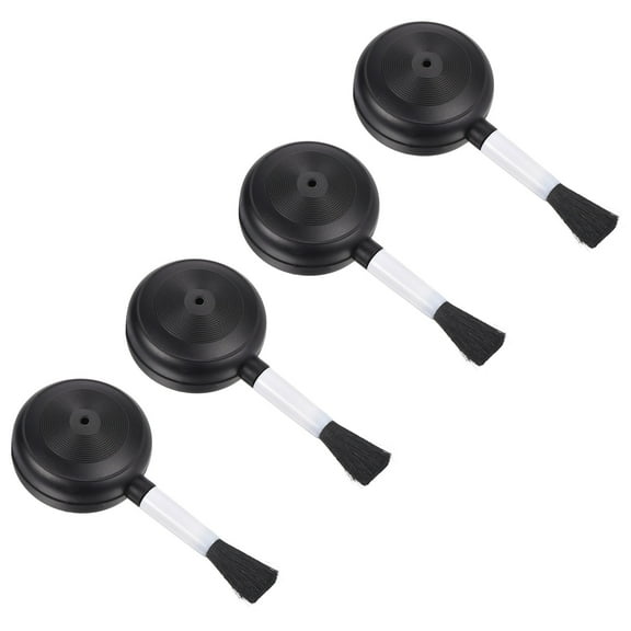 Unique Bargains Air Dust Blower and Soft Brush 4Pack 25mm Keyboard Cleaning Brush for Laptop Computer Screens Black