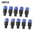 thumbnail image 1 of Adapter Connector 4 Pin 69X30X26Mm Abs Shell Accessories Blue/Red Male Audio Speakon Ohm Plug Replace Practical, 1 of 8