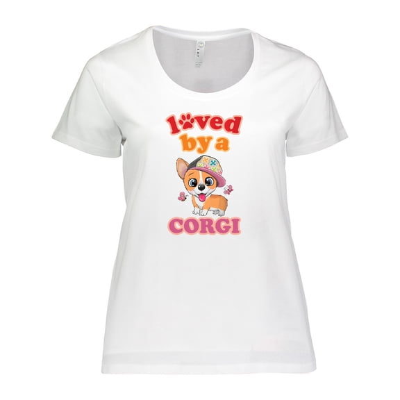Inktastic Corgi Dog Lover Gift Women's Plus Size T-Shirt