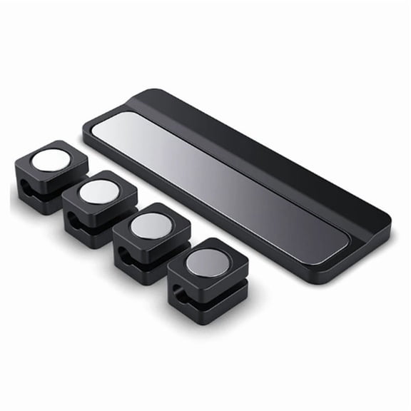 Magnetic Cable Clips Cable Smooth Adjustable Cord Holder Under Desk Cable Management Wire Keeper Cable Organizer Holder